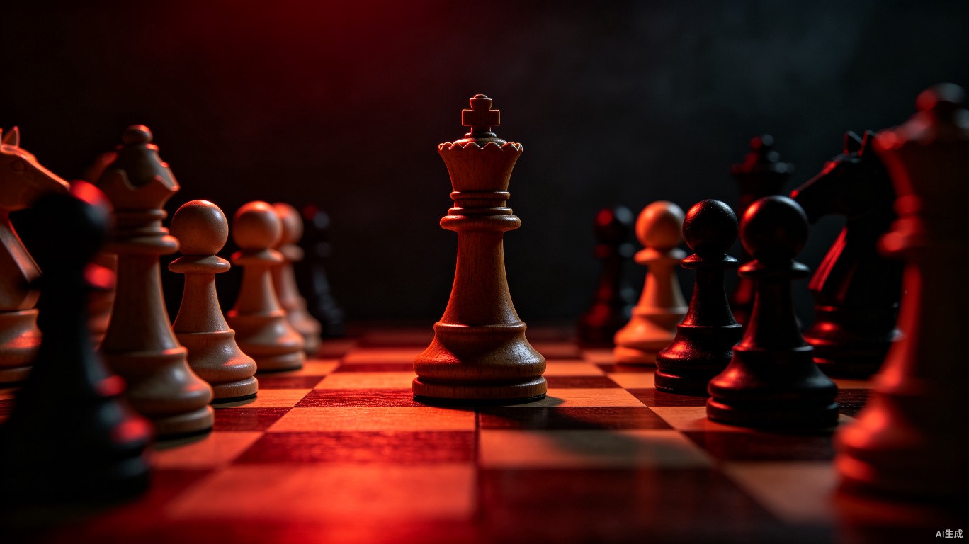 棋盘上的国王被多面围攻